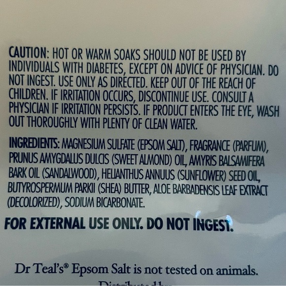 NWT Dr Teals Pure Epsom Salt Soaking Solution - Picture 5 of 7